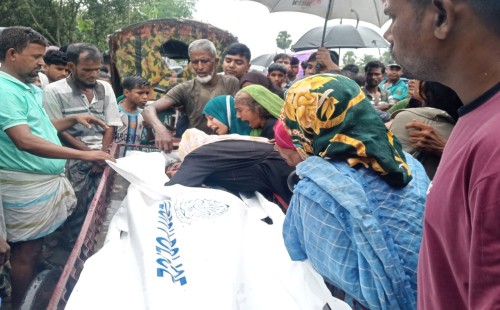 গৌরীপুরে পুকুরের পানিতে ভাসতে থাকা তরুণের মরদেহ উদ্ধার 